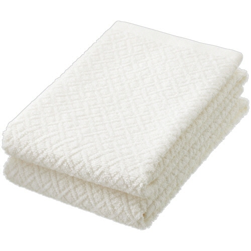 林 ホテルタイプフェイスタオル(バラエティカラー) アイボリー FL604913 1パック(2枚)(ご注文単位1パック)【直送品】