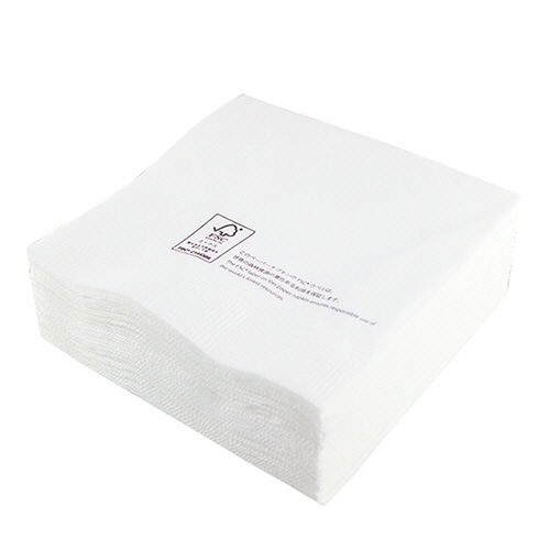 ペーパーナプキン(印刷あり) 4折 25cm 2プライ 1パック(50枚)(ご注文単位1パック)【直送品】