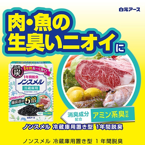白元アース　ノンスメル　冷蔵庫用置き型　1年間脱臭　1個（ご注文単位1個）【直送品】