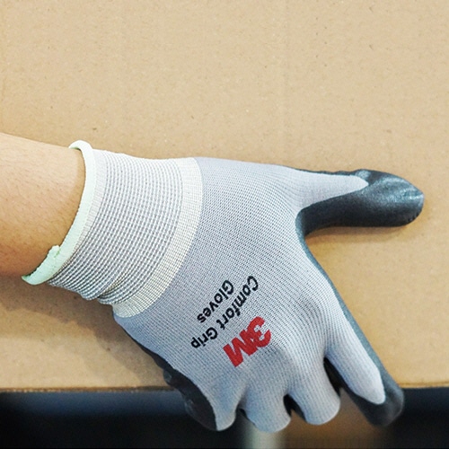3M　一般作業用コンフォートグリップグローブ　M　グレー　GLOVE　GRA　M　3P　1パック（3双）（ご注文単位1パック）【直送品】
