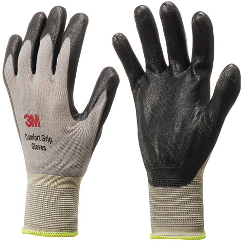 3M　一般作業用コンフォートグリップグローブ　L　グレー　GLOVE　GRA　L　3P　1パック（3双）（ご注文単位1パック）【直送品】