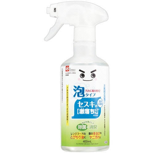 レック　激落ちくん　セスキ密着泡スプレー　本体　400ml　1本（ご注文単位1本）【直送品】