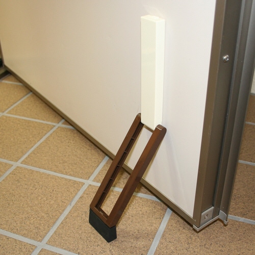 ノムラテック　ドアストッパーf　マグネットタイプ　アイボリー＆ブラウン　N-2369　1個（ご注文単位1個）【直送品】