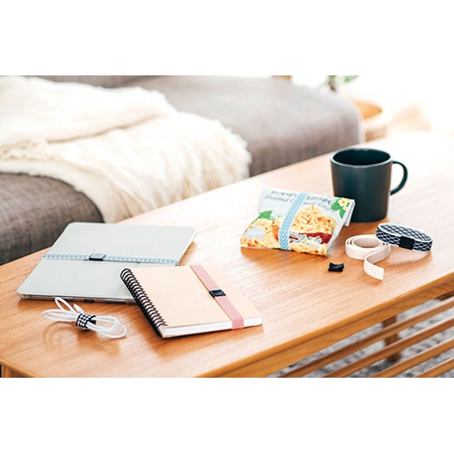 ライオン事務器 ゴムdeパッチ テキスタイル バンド幅15×長さ600mm ベージュ GP-154 1個(ご注文単位1個)【直送品】