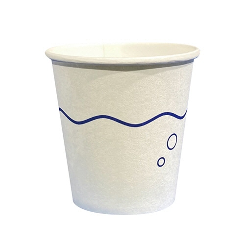 ファーストレイト　ペーパーカップ　ロースタッキング仕様　なみ（ブルー）　90ml（3オンス）　FR-5351　1パック（100個）（ご注文単位1パック）【直送品】