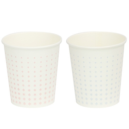 ファーストレイト　ペーパーカップ　ロースタッキング仕様　クリスタル（ブルー＆ピンク）　150ml（5オンス）　FR-5380　1パック（3000個）（ご注文単位1パック）【直送品】