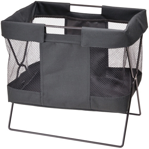 ストリックスデザイン メッシュバスケット 小 ブラック SB-056 1個(ご注文単位1個)【直送品】