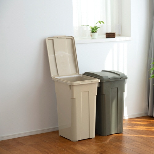 新輝合成 TONBO 連結カラー分別ペール 33L カーキベージュ 02069-9 1台(ご注文単位1台)【直送品】