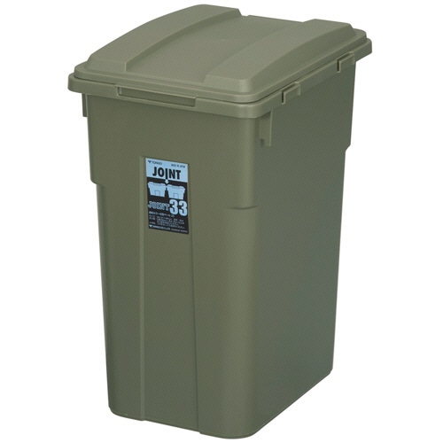 新輝合成　TONBO　連結カラー分別ペール　33L　カーキグリーン　02070-5　1台（ご注文単位1台）【直送品】