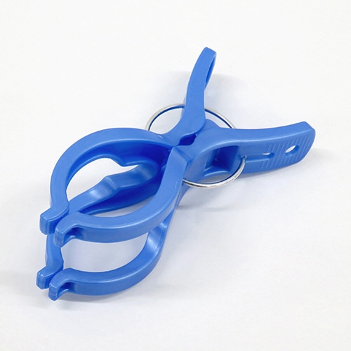 東和産業 ネオスール ワイド竿ピンチ ブルー・ホワイト 1パック(10個)(ご注文単位1パック)【直送品】