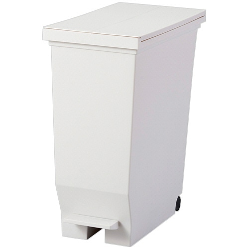 アスベル　エバン　両開きペダルペール　30L　ホワイト　A630692　1台（ご注文単位1台）【直送品】