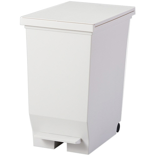 アスベル　エバン　両開きペダルペール　40L　ホワイト　A630491　1台（ご注文単位1台）【直送品】