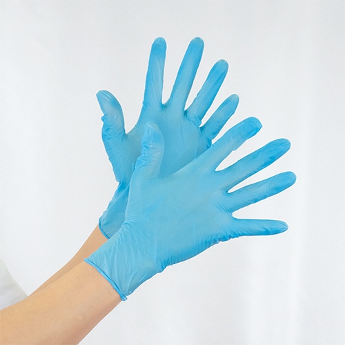 オオサキメディカル オオサキ ハイブリッドグローブI ブルー S 70023 1箱(200枚)(ご注文単位1箱)【直送品】