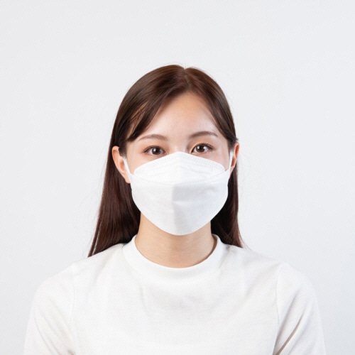 興和 三次元ダイヤモンドマスク フリーサイズ ホワイト 個包装 1箱(20枚)(ご注文単位1箱)【直送品】