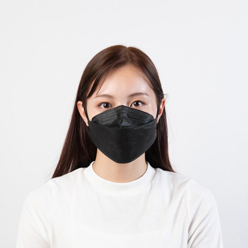 興和 三次元ダイヤモンドマスク フリーサイズ ブラック 個包装 1箱(20枚)(ご注文単位1箱)【直送品】