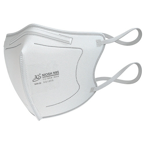 クー・メディカル・ジャパン N95微粒子用マスク SQ100G 1パック(10枚)(ご注文単位1パック)【直送品】