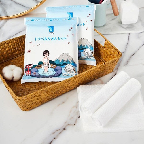 アィティーオー ITOトラベルタオルセット 1パック(ご注文単位1パック)【直送品】