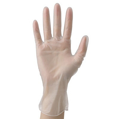 YAMAZEN セーフプラスチックグローブ パウダーフリー SS YTB-SS 1箱(100枚)(ご注文単位1箱)【直送品】