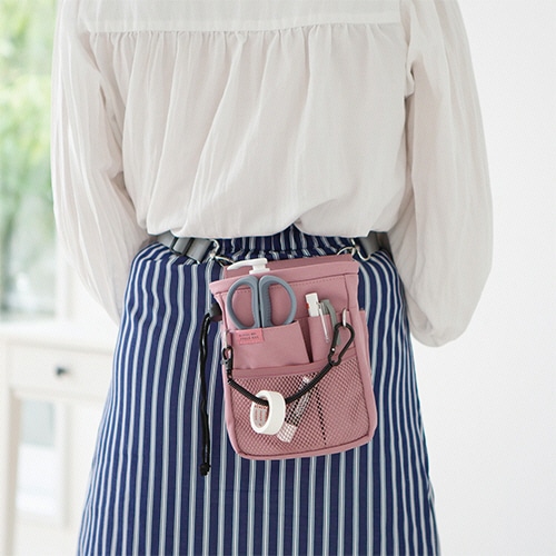 クツワ　文具エプロンバッグ　ベルト　グレー　BE027GY　1個（ご注文単位1個）【直送品】