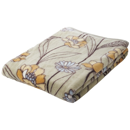 大津コーポレーション　アクリルニューマイヤー毛布　グリーン　3220980F-4　1枚（ご注文単位1枚）【直送品】