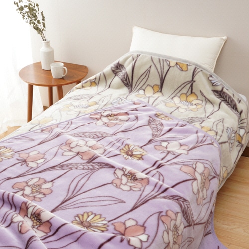 大津コーポレーション アクリルニューマイヤー毛布 グリーン 3220980F-4 1枚(ご注文単位1枚)【直送品】