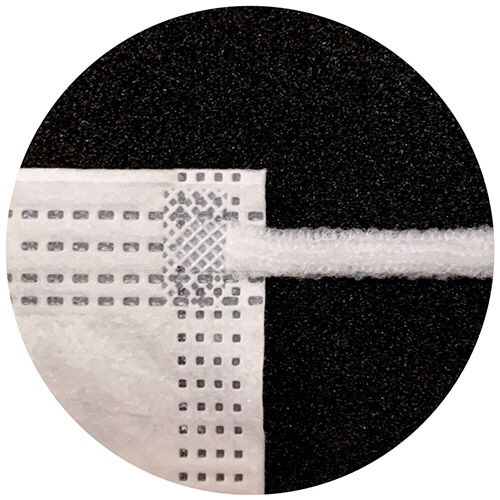川西工業 超やわらか耳ゴム プレミアム三層式マスク フリーサイズ ホワイト #7133 1箱(50枚)(ご注文単位1箱)【直送品】