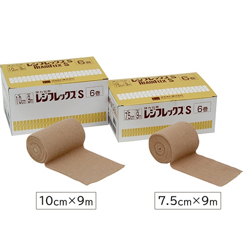 オカモト　弾力包帯　レジフレックスS　7.5cm×9m　GN421　1箱（6巻）（ご注文単位1箱）【直送品】