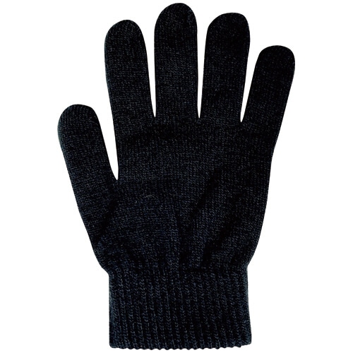 イチーナ　ホカロン　のびのび発熱手袋　ブラック　1双（ご注文単位1双）【直送品】