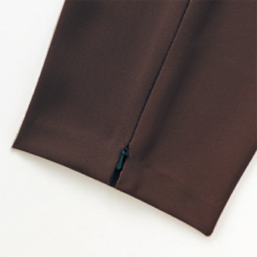 ケアファッション　ナノヒーティング裾ファスナーパンツ　婦人用　ブラウン　股下65cm　3L　98563-85　1着（ご注文単位1着）【直送品】