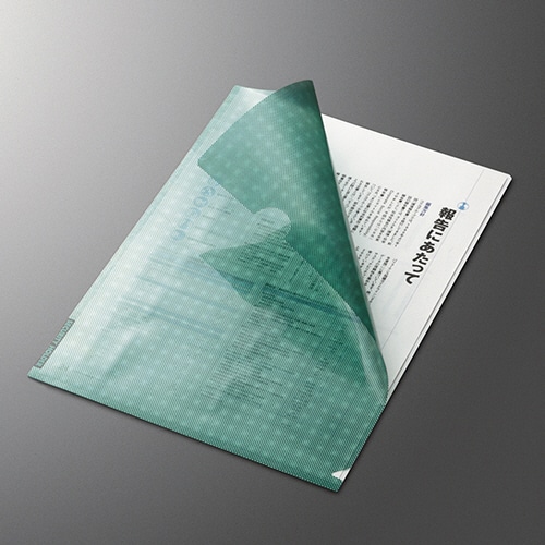 コクヨ　クリヤーホルダー（セキュリティビュー）　A4　緑　フ-SS750G　1セット（5枚）（ご注文単位1セット）【直送品】