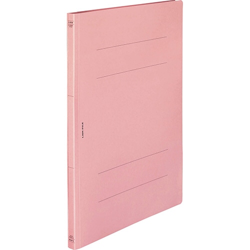 ライオン事務器　フラットファイル（環境）　樹脂押え具　A3タテ　150枚収容　背幅18mm　ピンク　A-596KA3S　1セット（10冊）（ご注文単位1セット）【直送品】