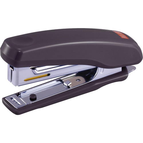 マックス　高機能コンパクトホッチキス　20枚とじ　ダークグレー　HD-10NX　1セット（5個）（ご注文単位1セット）【直送品】