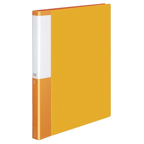 コクヨ　クリヤーブック（POSITY）　替紙式　A4タテ　30穴　15ポケット付属　背幅27mm　オレンジ　P3ラ-L720NYR　1セット（10冊）（ご注文単位1セット）【直送品】
