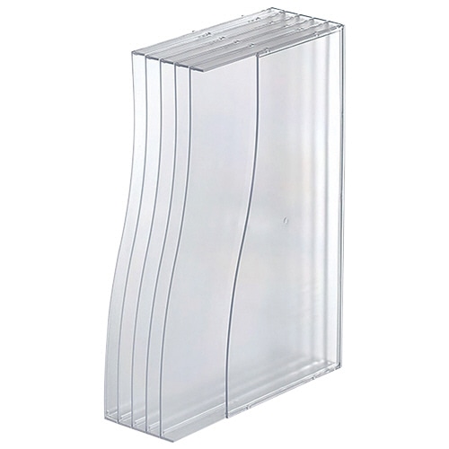 岩崎工業　A4ファイルスタンド　クリア　ST6143AS　1セット（3個）（ご注文単位1セット）【直送品】