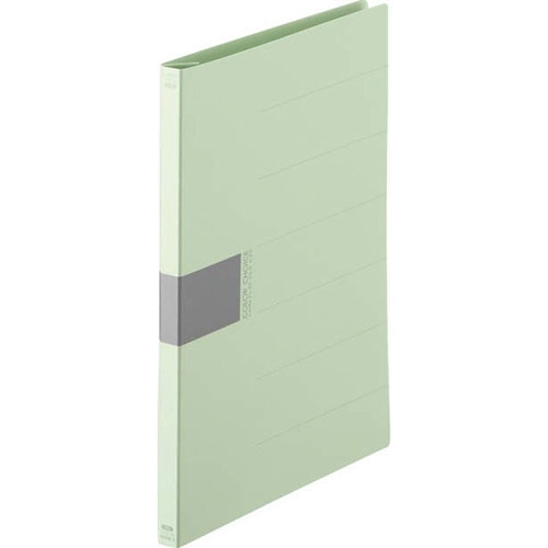 ライオン事務器　フラットファイル（カラーチョイス）　A4タテ　150枚収容　背幅18mm　ライトグリーン　No.5115　1セット（10冊）（ご注文単位1セット）【直送品】