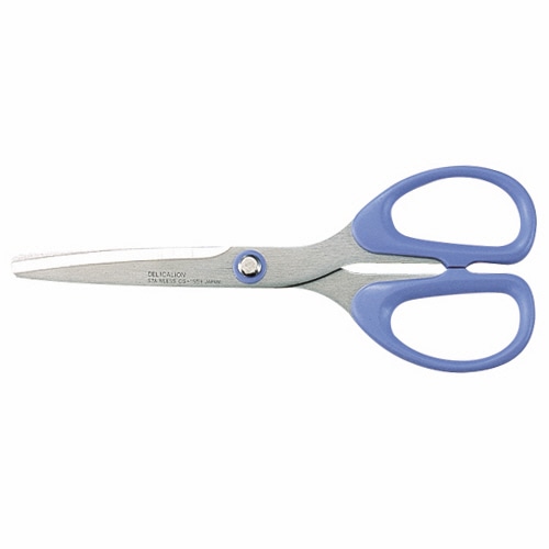 ライオン事務器　ステンレスはさみ　刃渡り70mm　青　CS-155H　1セット（10本）（ご注文単位1セット）【直送品】