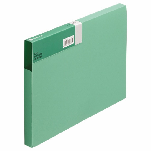 ライオン事務器 ハンドファイル A4 背幅20mm モスグリーン HF-861 1セット(10冊)(ご注文単位1セット)【直送品】