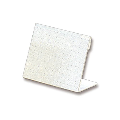 ライオン事務器 カード立 L型(アクリル製) W80×H55mm L-80 1セット(20個)(ご注文単位1セット)【直送品】