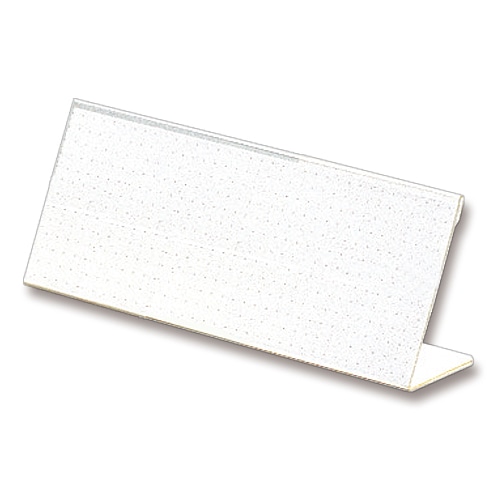 ライオン事務器 カード立 L型(再生PET樹脂製) W180×H65mm L-180K 1セット(10個)(ご注文単位1セット)【直送品】