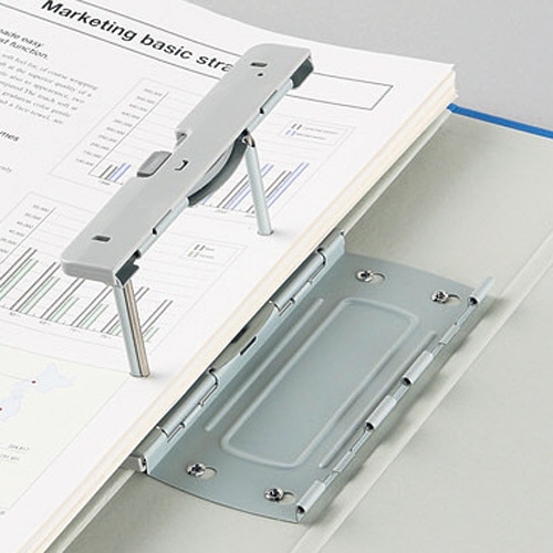 TANOSEE　両開きパイプ式ファイルE　A4タテ　600枚収容　60mmとじ　背幅86mm　グレー　1セット（30冊）（ご注文単位1セット）【直送品】