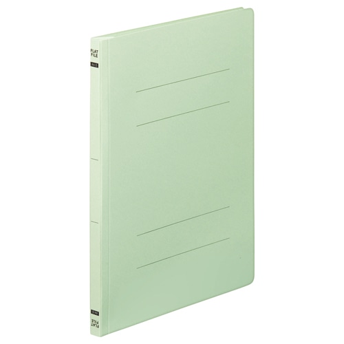 TANOSEE　フラットファイルE（エコノミー）　A4タテ　150枚収容　背幅18mm　グリーン　1セット（200冊：10冊×20パック）（ご注文単位1セット）【直送品】