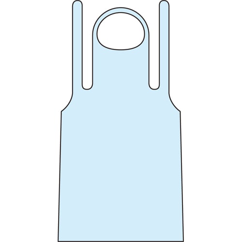 川西工業 ポリエチエプロン エコノミー フリーサイズ ピンク 4440 1セット(1000枚:50枚×20箱)(ご注文単位1セット)【直送品】