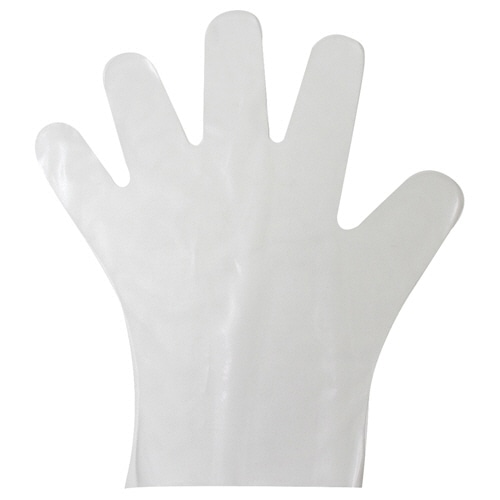 エステー モデルローブ No.940 ポリエチレン使いきり手袋(内エンボス) M 半透明 1セット(500枚:100枚×5箱)(ご注文単位1セット)【直送品】