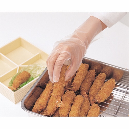 エステー モデルローブ No.940 ポリエチレン使いきり手袋(内エンボス) M 半透明 1セット(500枚:100枚×5箱)(ご注文単位1セット)【直送品】