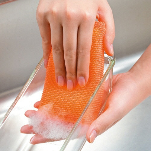 3M スコッチ・ブライト ハイブリッドネットスポンジ オレンジ HBNT-75E 1セット(30個)(ご注文単位1セット)【直送品】