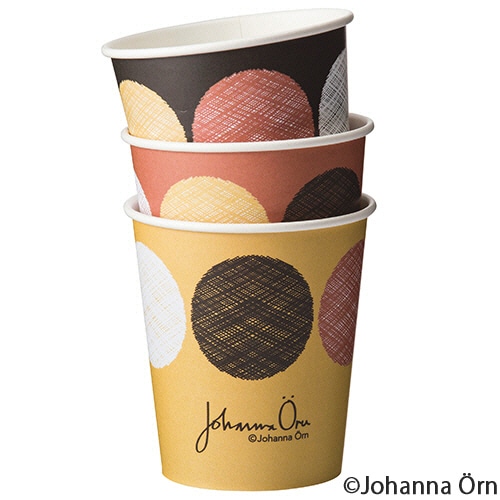 TANOSEE 紙コップ Dotty(ドッティ) 150mL(5オンス) 1セット(3200個:80個×40パック)(ご注文単位1セット)【直送品】