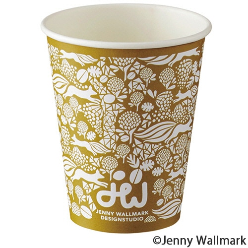 TANOSEE 厚紙タンブラー クローバー&フォックス 280mL(9.5オンス) 1セット(1000個:50個×20パック)(ご注文単位1セット)【直送品】