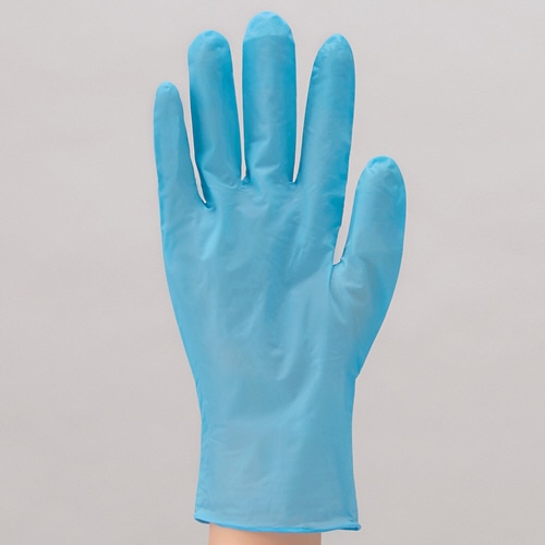 ショーワグローブ No.883 ニトリスト・タフ パウダーフリー LL ブルー NO.883-LL 1セット(2000枚:100枚×20箱)(ご注文単位1セット)【直送品】