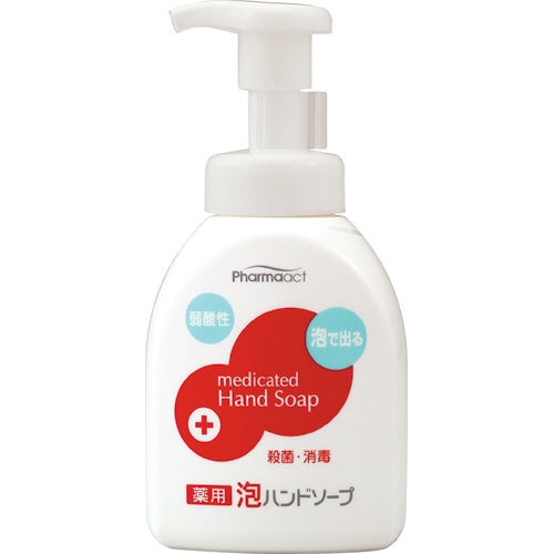 熊野油脂　ファーマアクト　弱酸性　薬用泡ハンドソープ　フレッシュフローラルの香り　本体　250ml　1セット（4本）（ご注文単位1セット）【直送品】