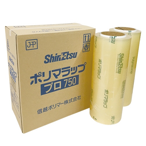 信越ポリマー　ポリマラップ　プロ750　30cm×750m　1セット（6本：2本×3箱）（ご注文単位1セット）【直送品】